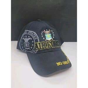 US Air Force Baseball Cap Hat With Eagle And Shield No One Comes Close